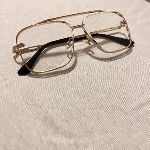 Breaksun EYEWEAR COLLECTION Breaksun Gold Frame Clear lens. NEW